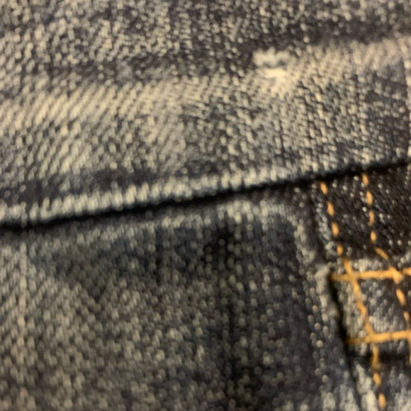 7 for all mankind Women'A' pocket flare jeans low rise dark wash Size 32 !! - Picture 12 of 14